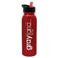 24oz Terrain Metalike Bottle w/ Flip Straw Lid